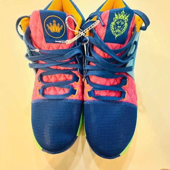 Nike LeBron Witness 8 "I Promise" Sneakers Men’s Size 10.5 Multicolor NWT - Picture 4 of 5